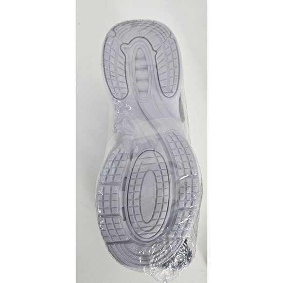 Womens Size 11/42 Gray Lace Up  Walking Shoes Running Sneakers Non Slip Durable - Picture 9 of 10